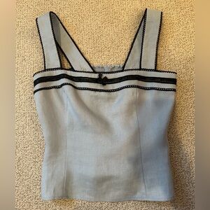 Reformation Camisole Top with Black Trim